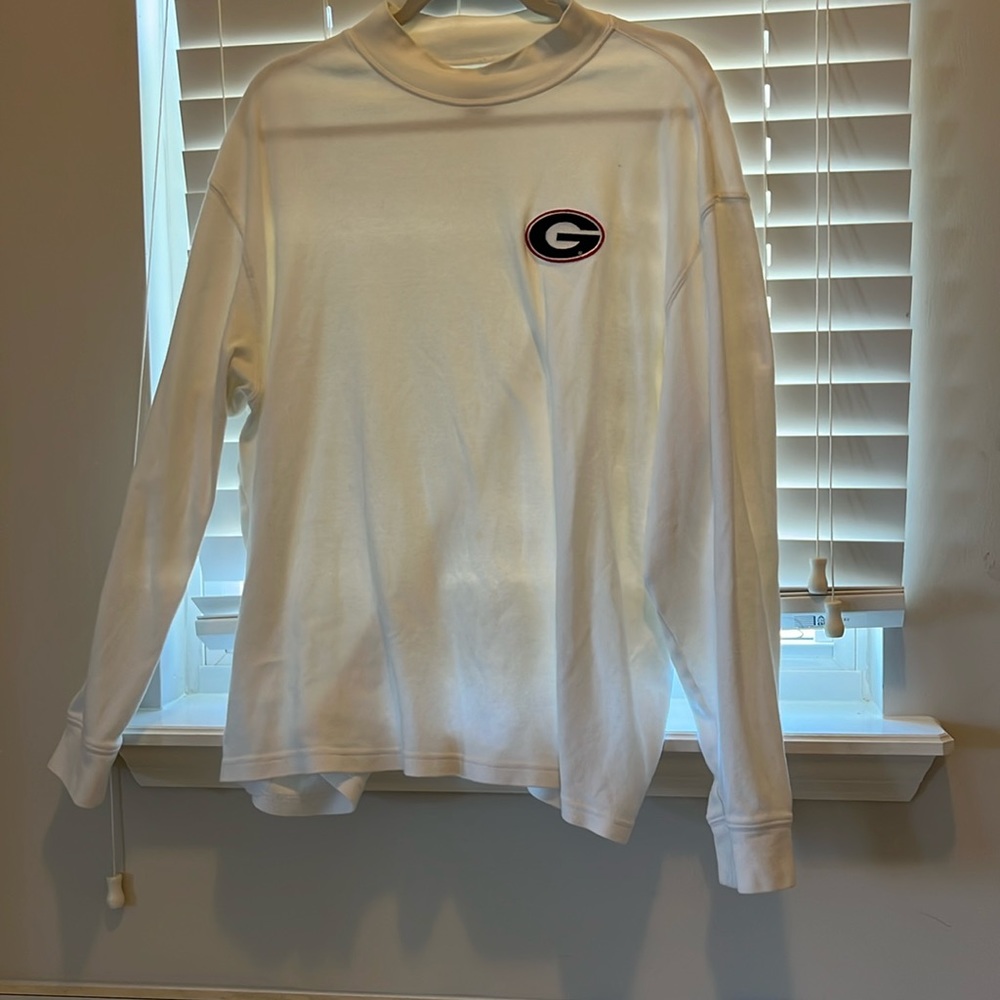 Georgia Bull dogs mock neck shirt